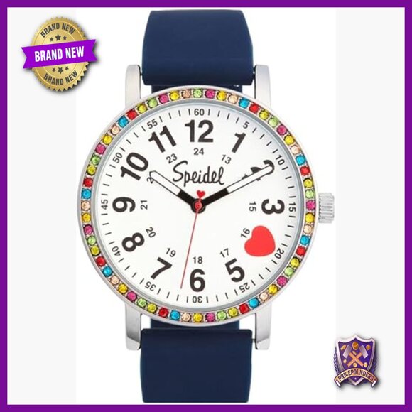 38mm Silicone Band Analog Watch for Nurses with Second Hand Water Resistant main image 4